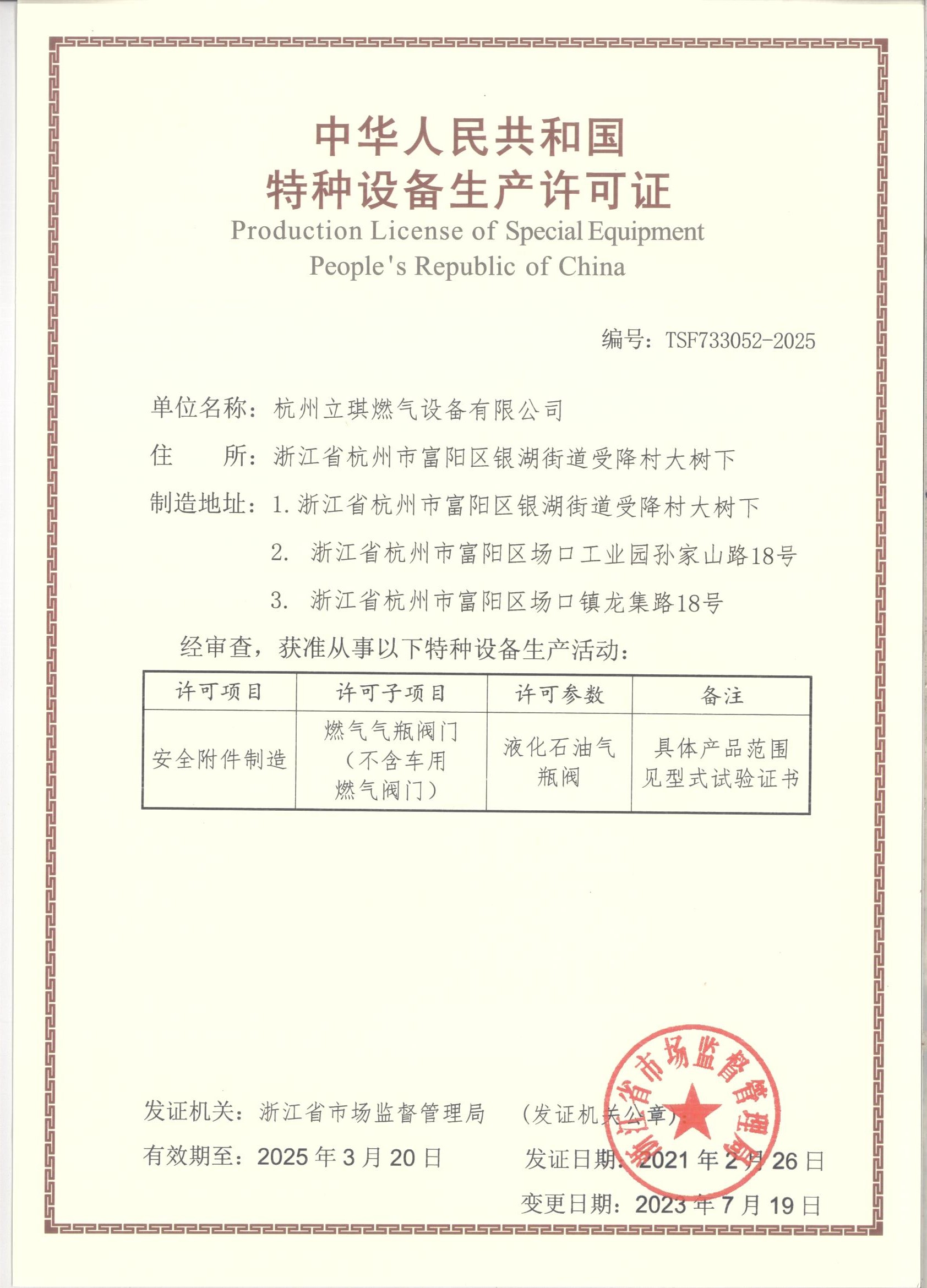 license
